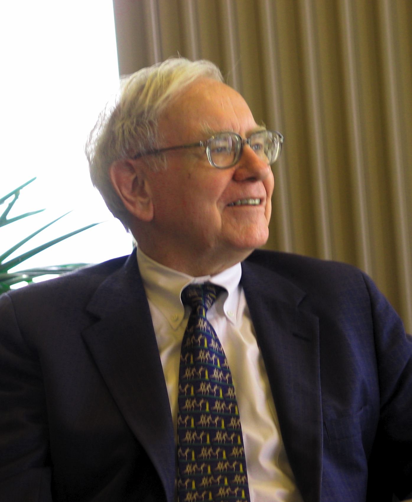 Imagem de referência relacionada a Warren Buffett, item descrito como investidor americano