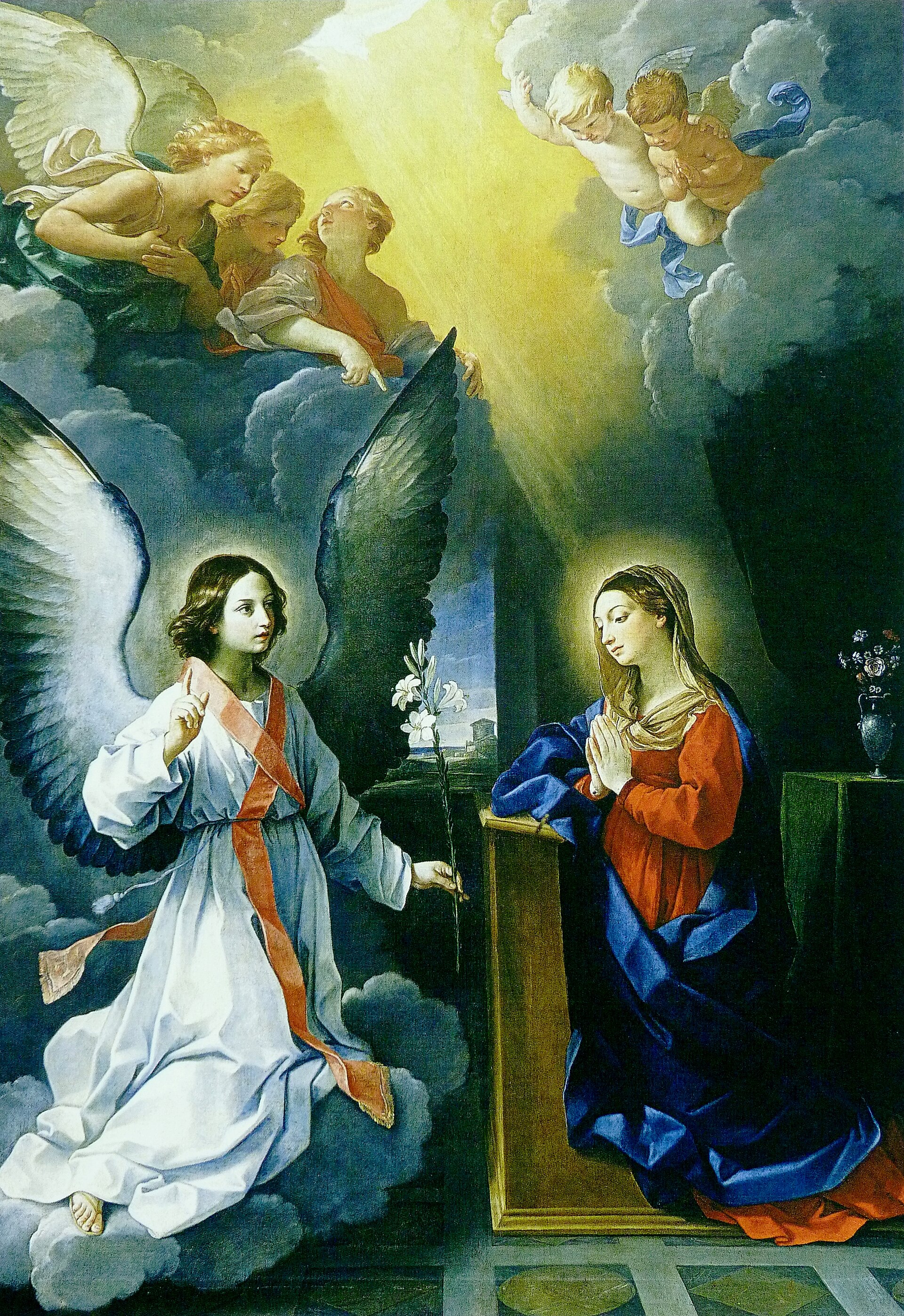 Imagem de referência de Anunciação, descrito nos dados abertos como pintura de Guido Reni