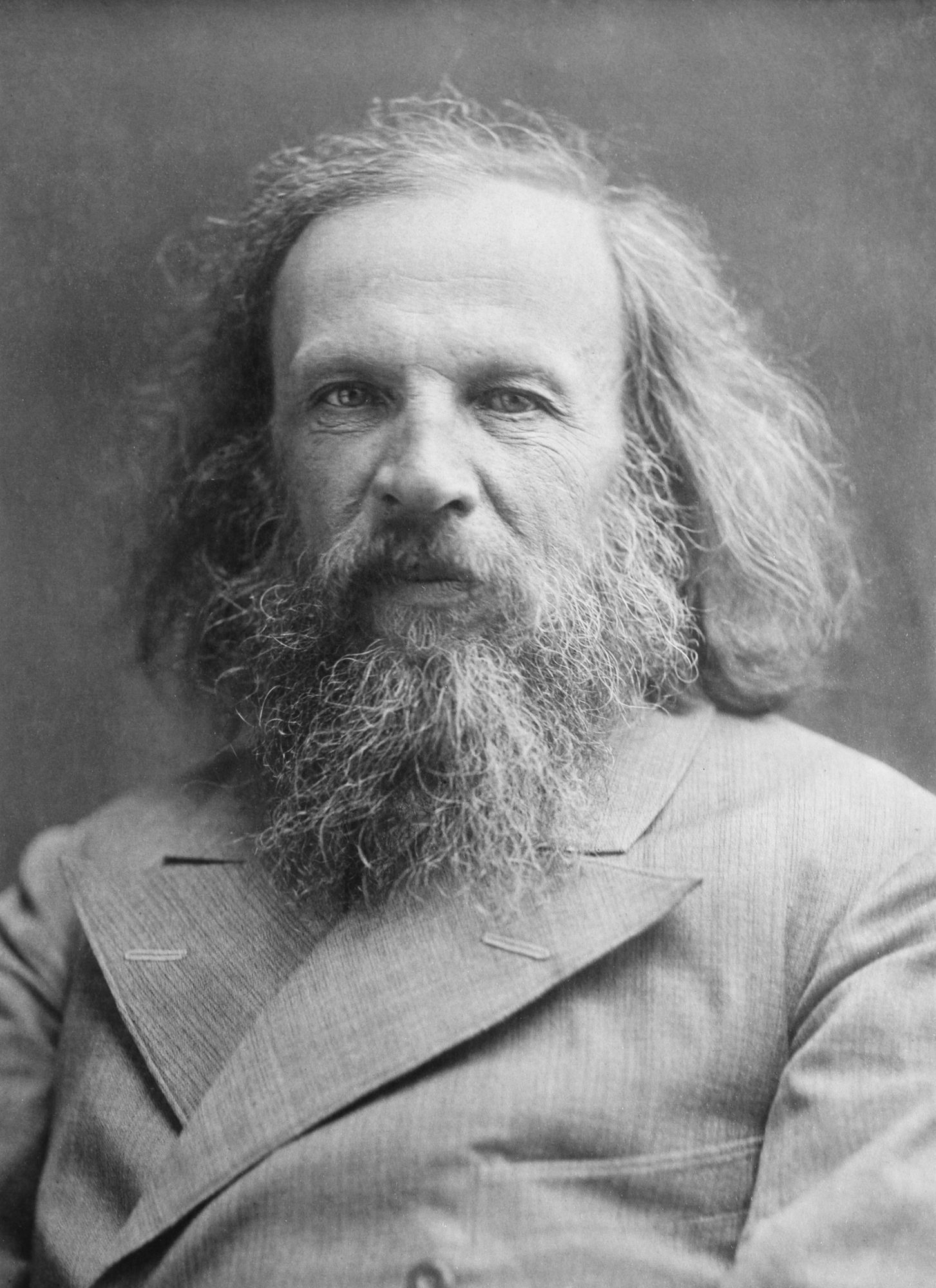 Imagem de referência relacionada a Dmitri Mendeleiev, item descrito como químico e físico russo (1834–1907)
