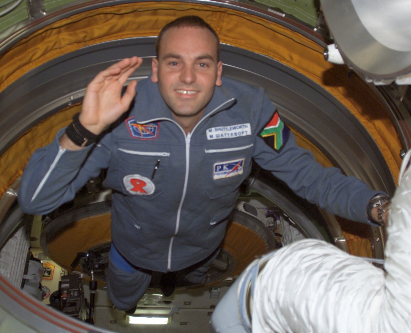 Imagem de referência relacionada a Mark Shuttleworth, item descrito como empresário de tecnologia sul-africano