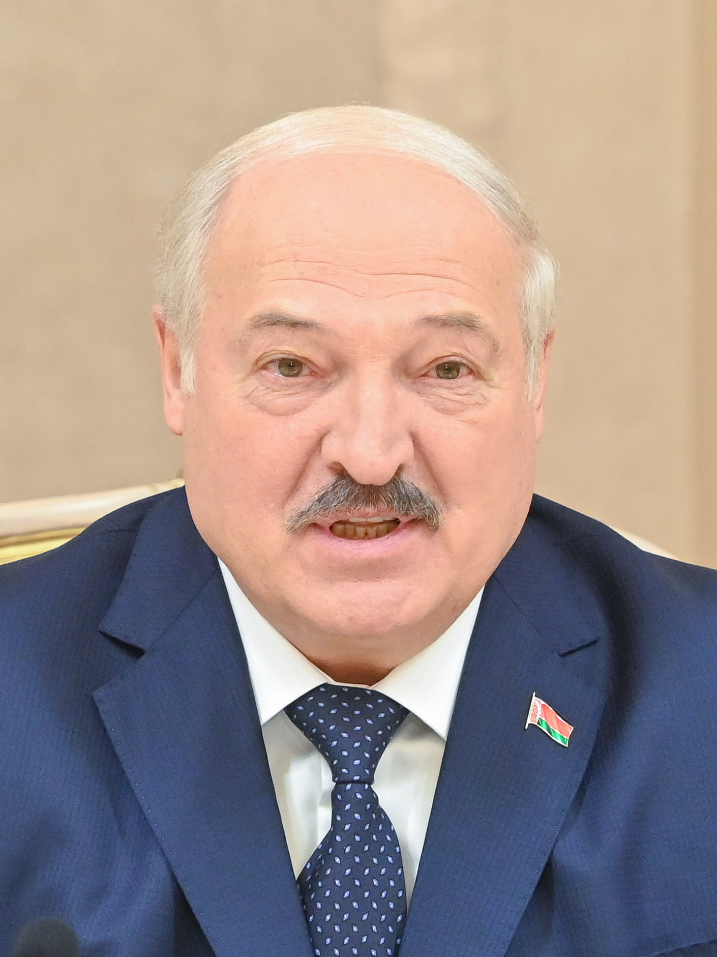 Imagem de referência relacionada a Aleksandr Lukashenko, item descrito como presidente da Bielorrússia desde 1994