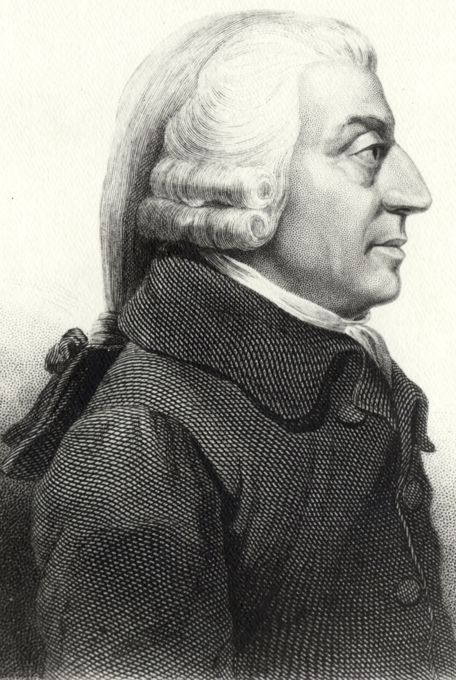 Imagem de referência relacionada a Adam Smith, item descrito como filósofo e economista politico escocês (1723–1790)