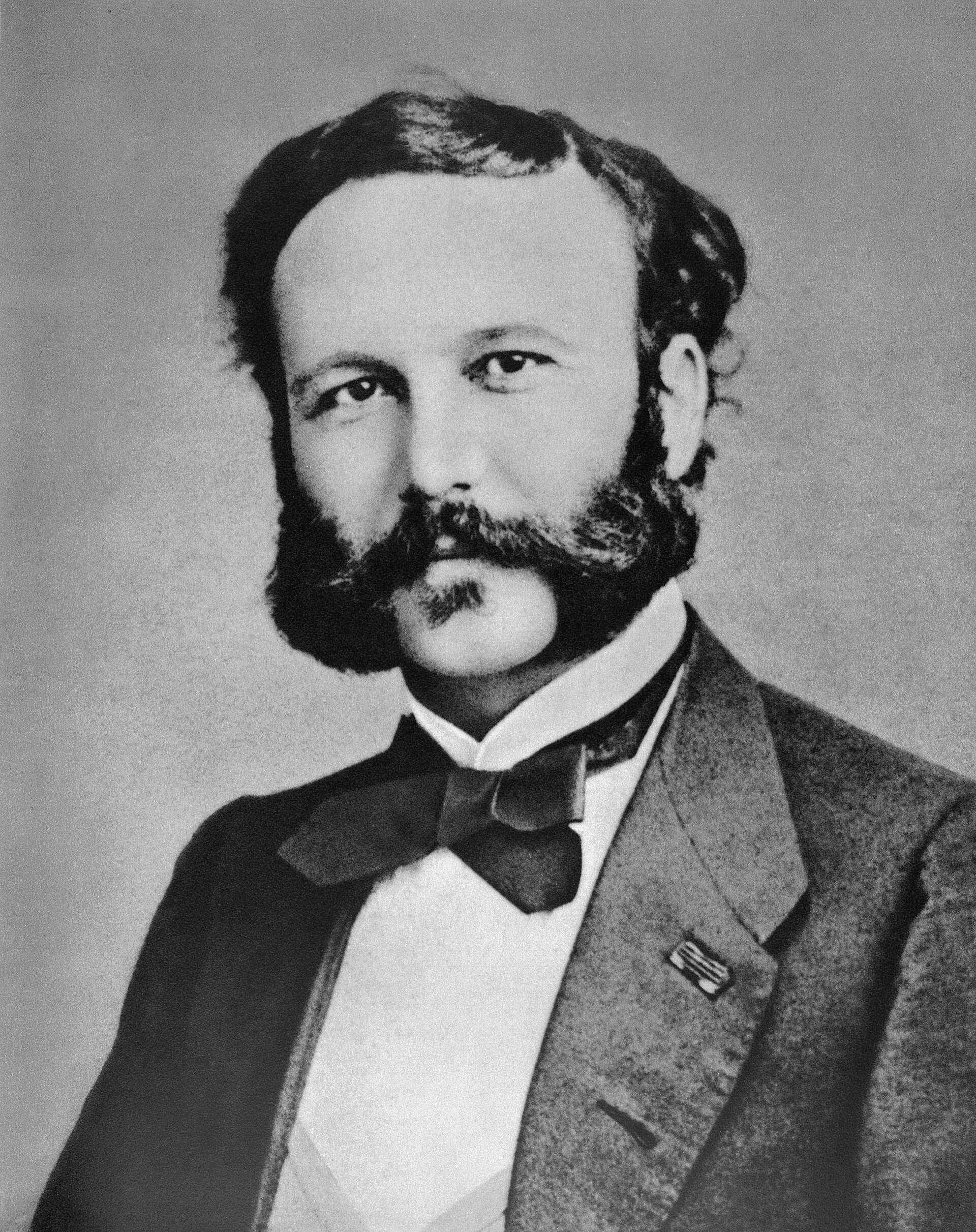 Imagem de referência de Henri Dunant, descrito nos dados abertos como empreendedor de Suíça