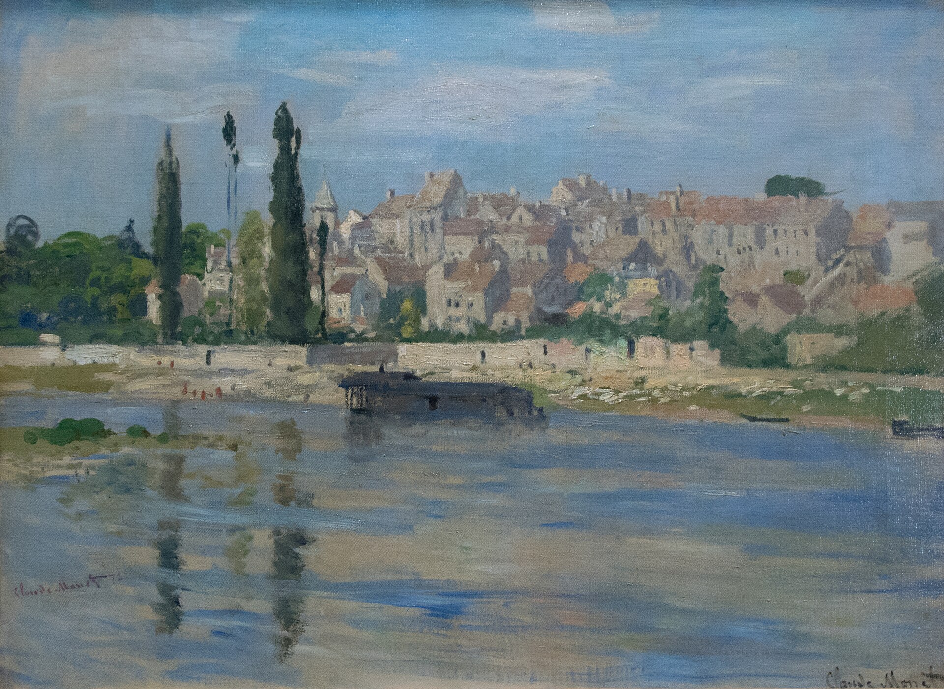 Imagem de referência de Carrières-Saint-Denis, descrito nos dados abertos como pintura de Claude Monet