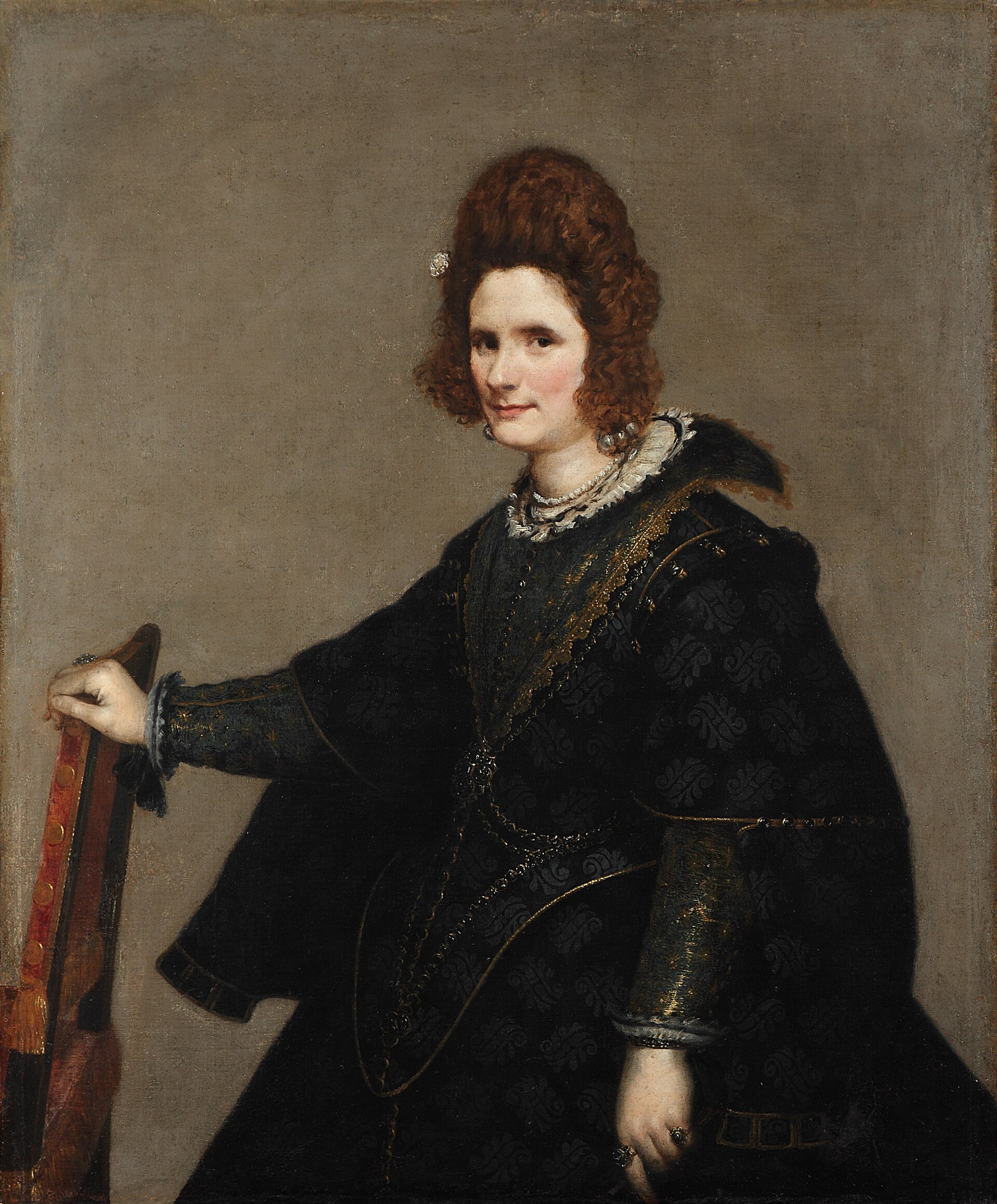 Imagem de referência de Retrato de uma senhora, descrito nos dados abertos como pintura de Diego Velázquez