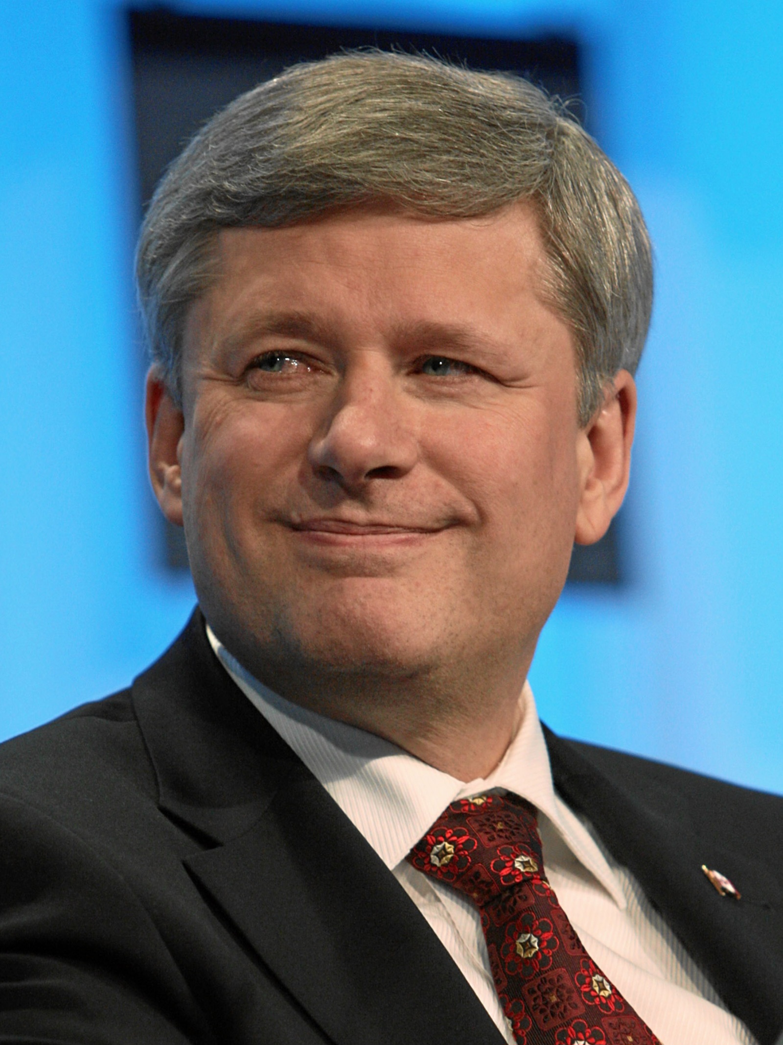 Imagem de referência de Stephen Harper, descrito nos dados abertos como político canadiano, ex-primeiro ministro do Canadá de 2006 até 2015