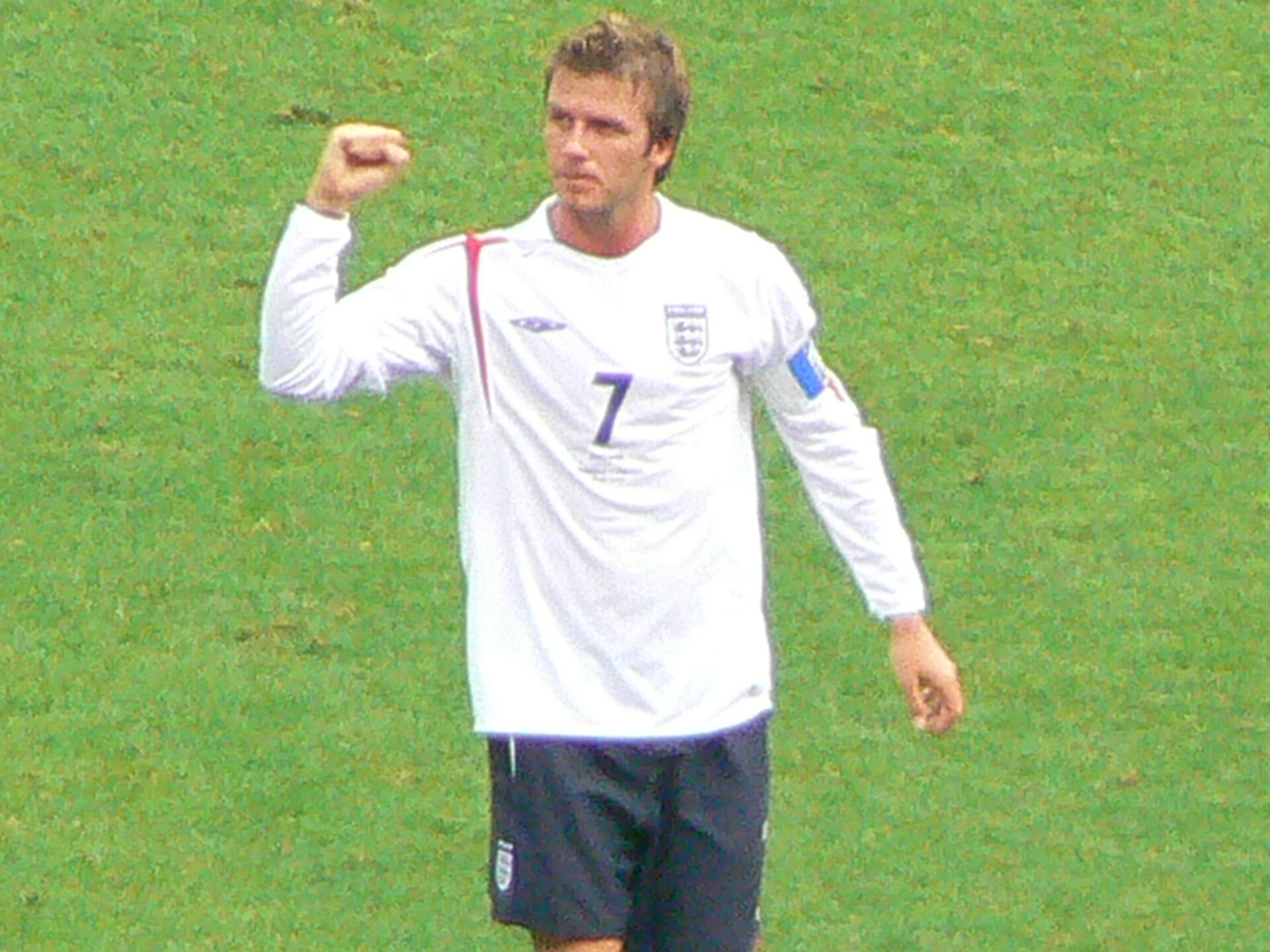 Imagem de referência de David Beckham, descrito nos dados abertos como futebolista inglês
