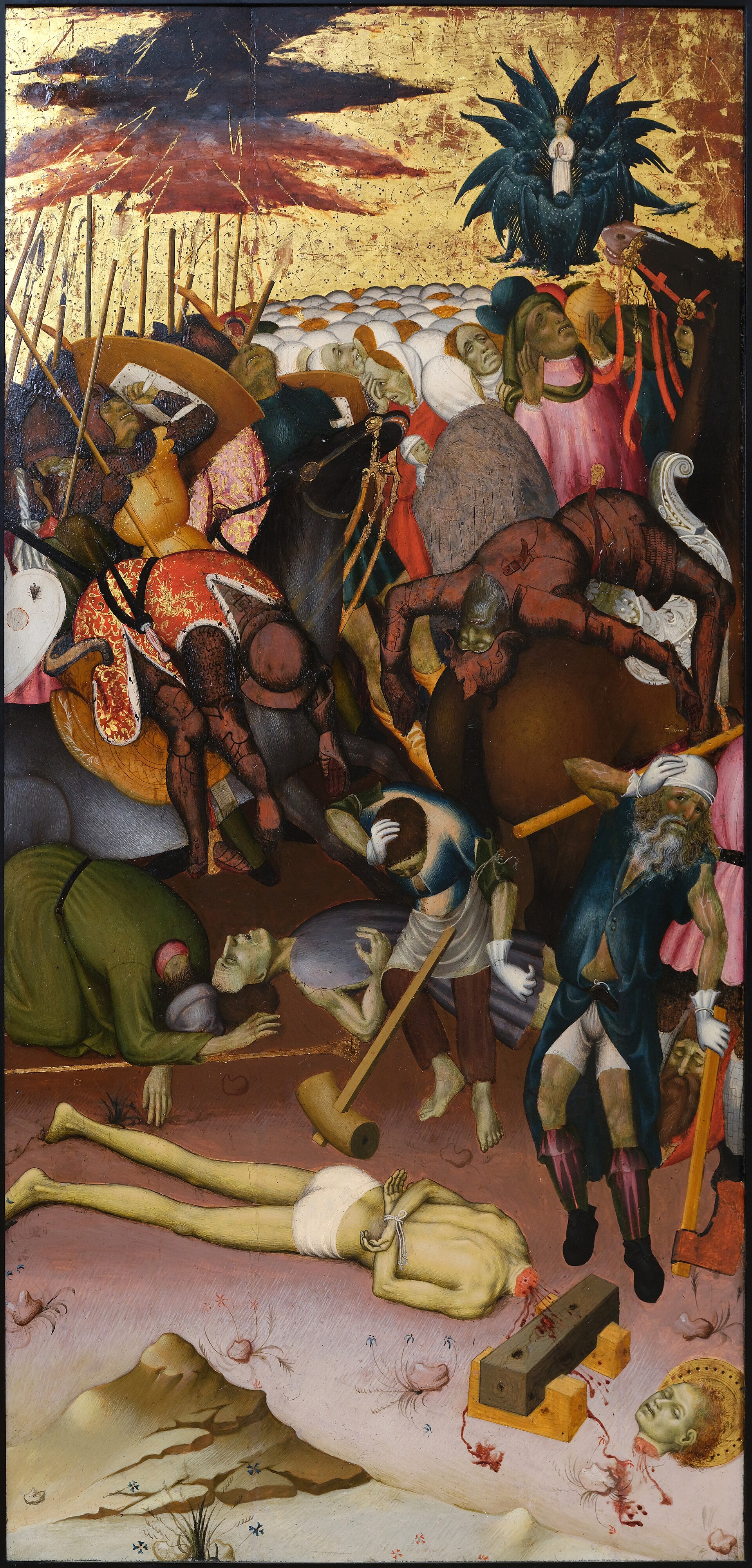 Imagem de referência de A Decapitação de São Jorge, descrito nos dados abertos como pintura de Bernat Martorell