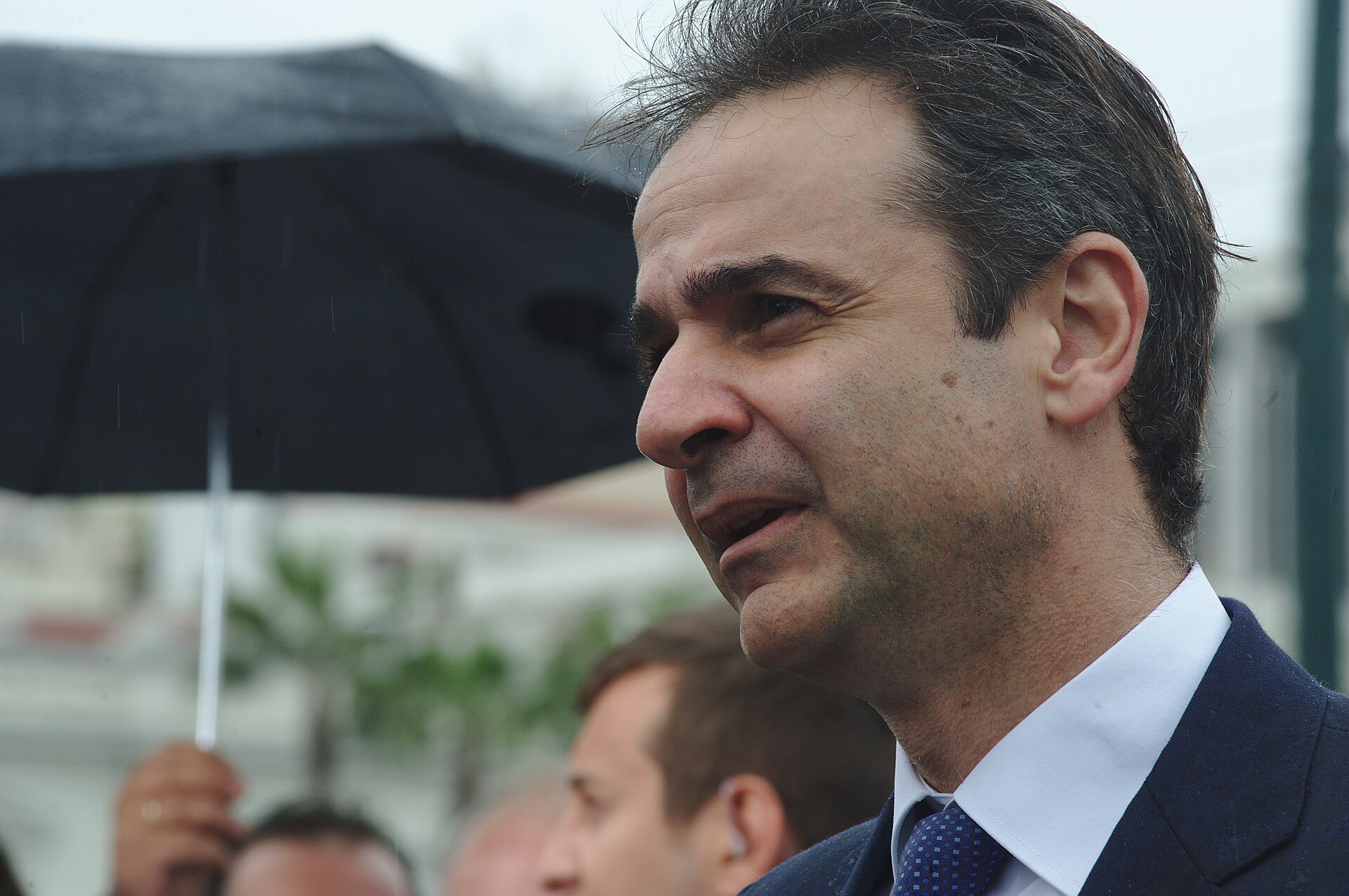 Imagem de referência de Kyriákos Mitsotákis, descrito nos dados abertos como primeiro-ministro da Grécia