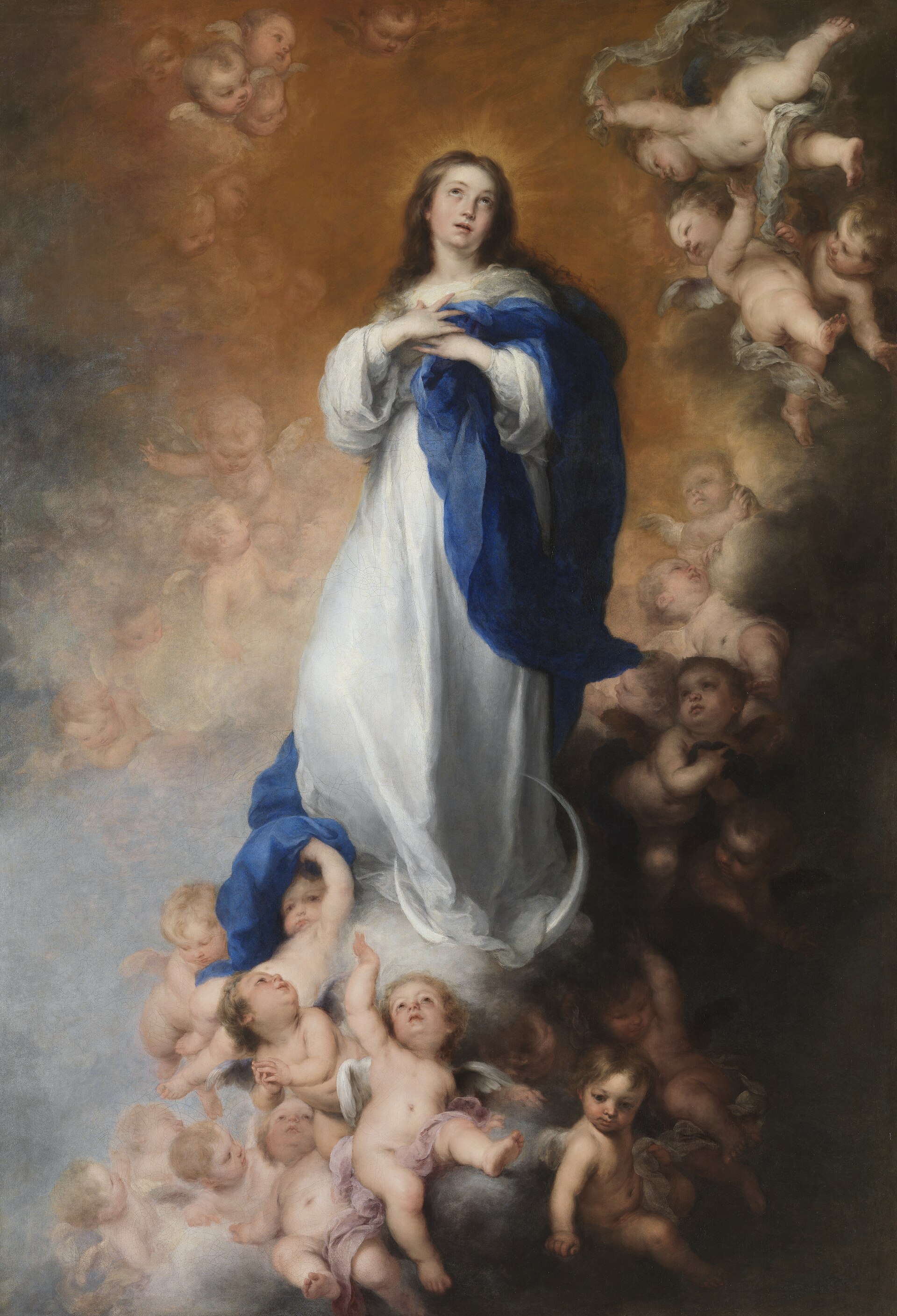 Imagem de referência de Imaculada Conceição dos Veneráveis, descrito nos dados abertos como pintura de Bartolomé Esteban Murillo