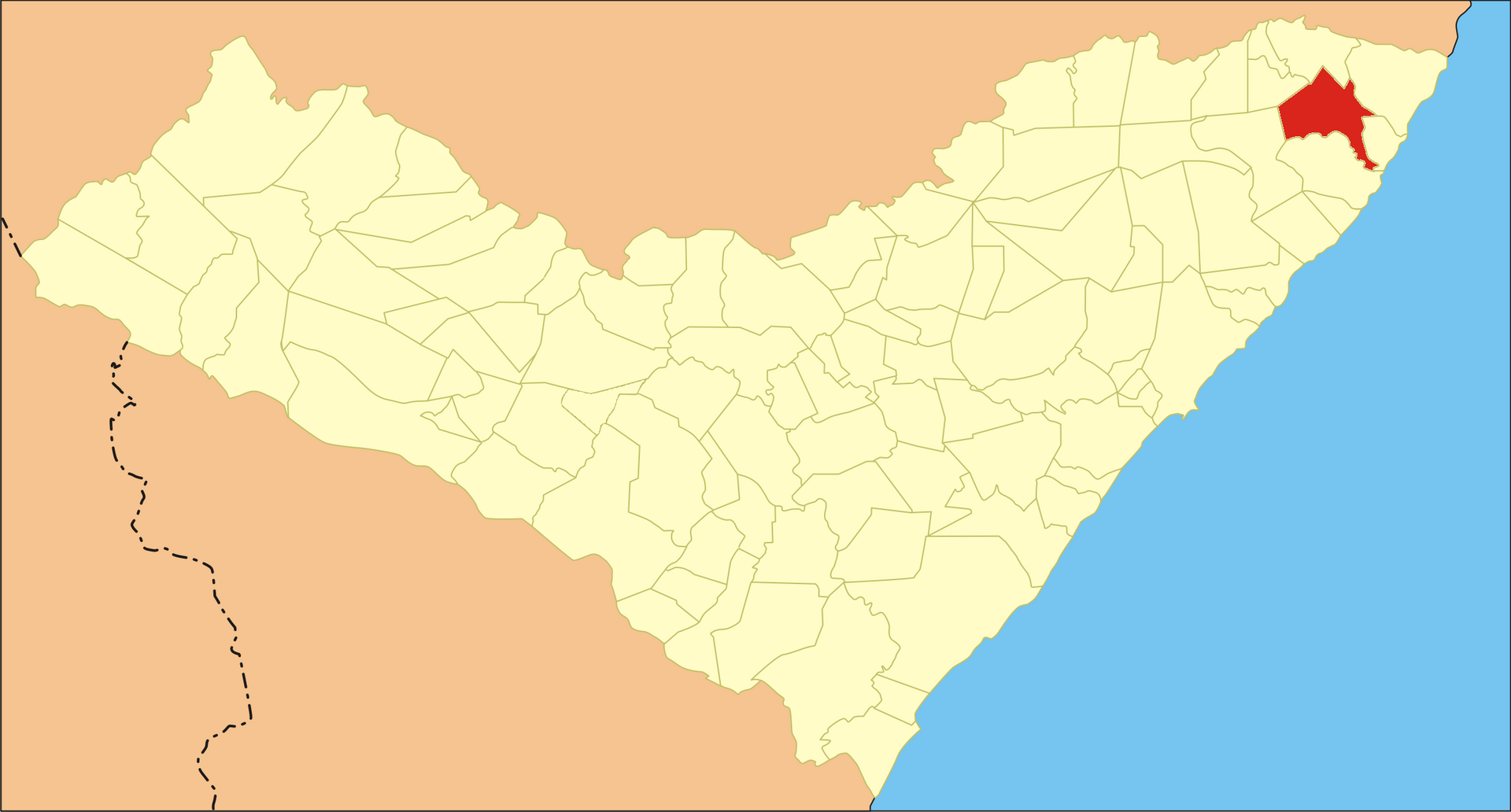Imagem de referência de Paisagem nos arredores de Porto Calvo, com uma figueira em primeiro plano, descrito nos dados abertos como pintura de Frans Post