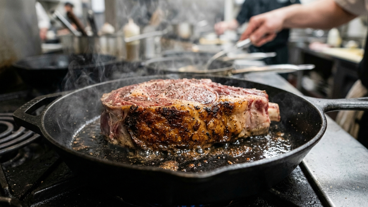 A carne não sela para “segurar o suco”, isso foi desmentido em testes, mas selar continua sendo certo por outro motivo