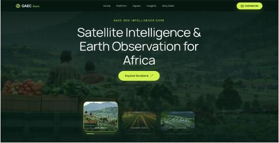 A crop health monitoring app developed by Galaxy Aerospace Ghana to support food security. Courtesy GSSTI/Galaxy Aerospace Ghana