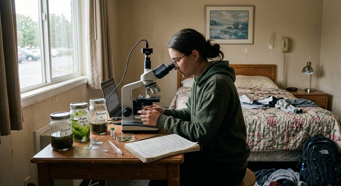 laboratório em motel