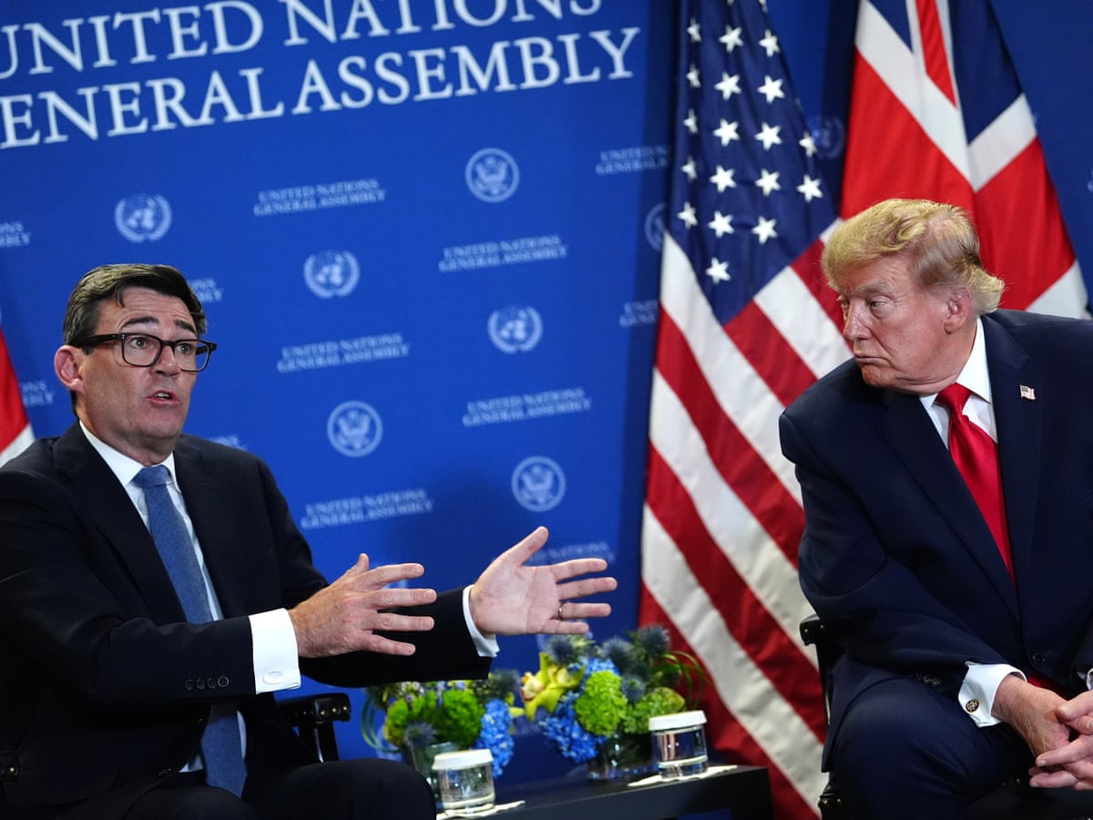 Burnham navega por rápidos diplomáticos na primeira reunião com Trump, mas águas turbulentas ainda estão à frente