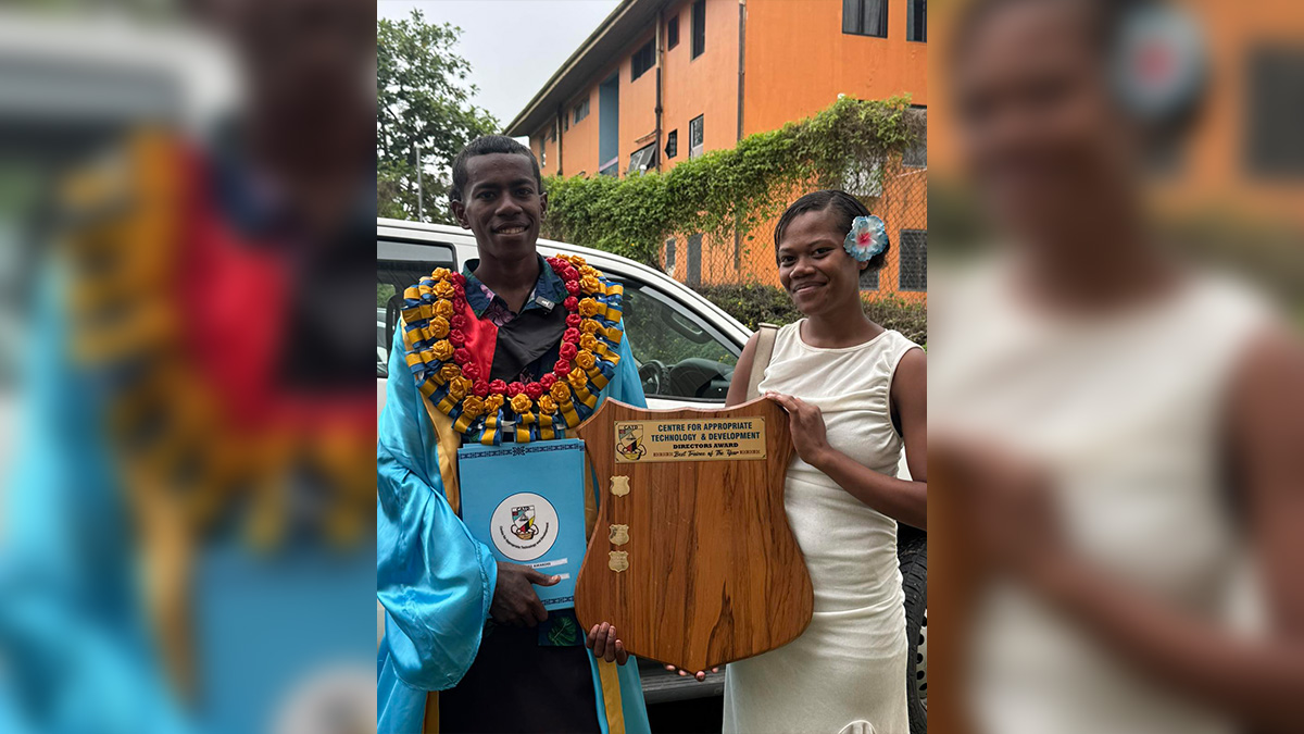 Emotional milestone for siblings as Caginivanua graduates with top award from CATD Nadave