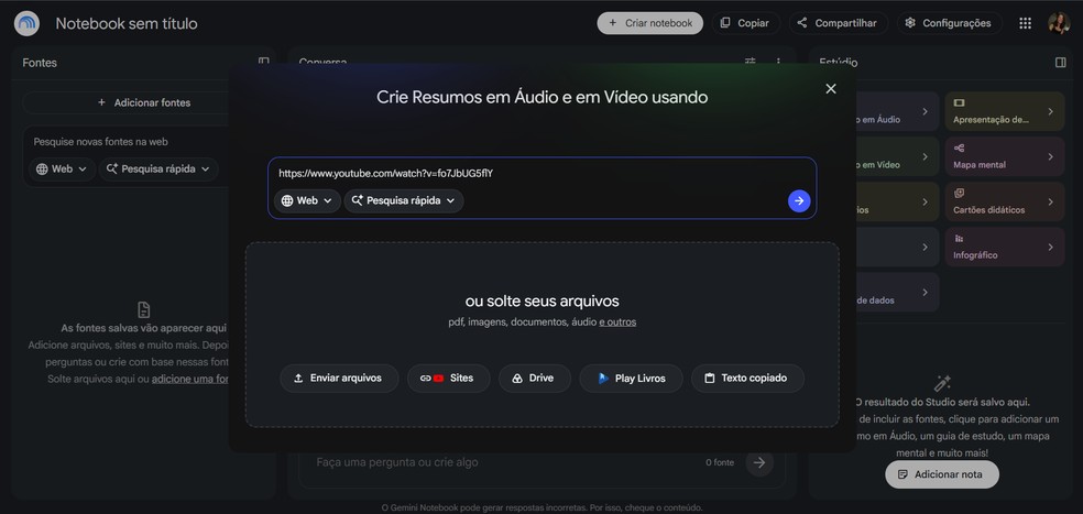 NotebookLM cria mapa mental? Veja como criar e usar o recurso para estudar