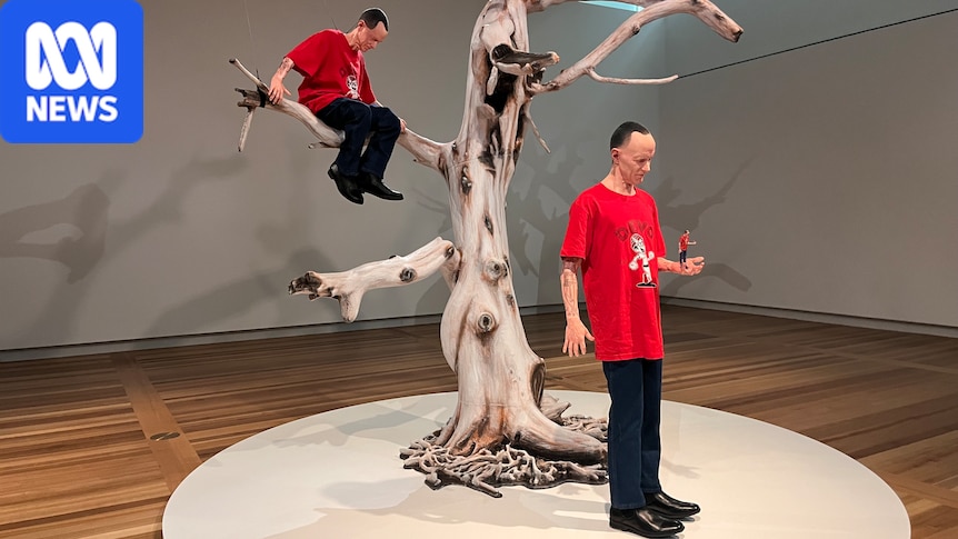 O autor de livros infantis Andy Griffiths foi imortalizado com uma escultura na National Portrait Gallery