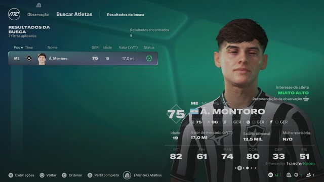 Modo Carreira do EA FC 27: 5 promessas do Brasileirão baratinhas