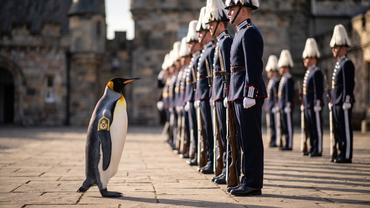 Nils Olav: o pinguim que entrou para o Exército e acabou recebendo uma patente que parece mentira