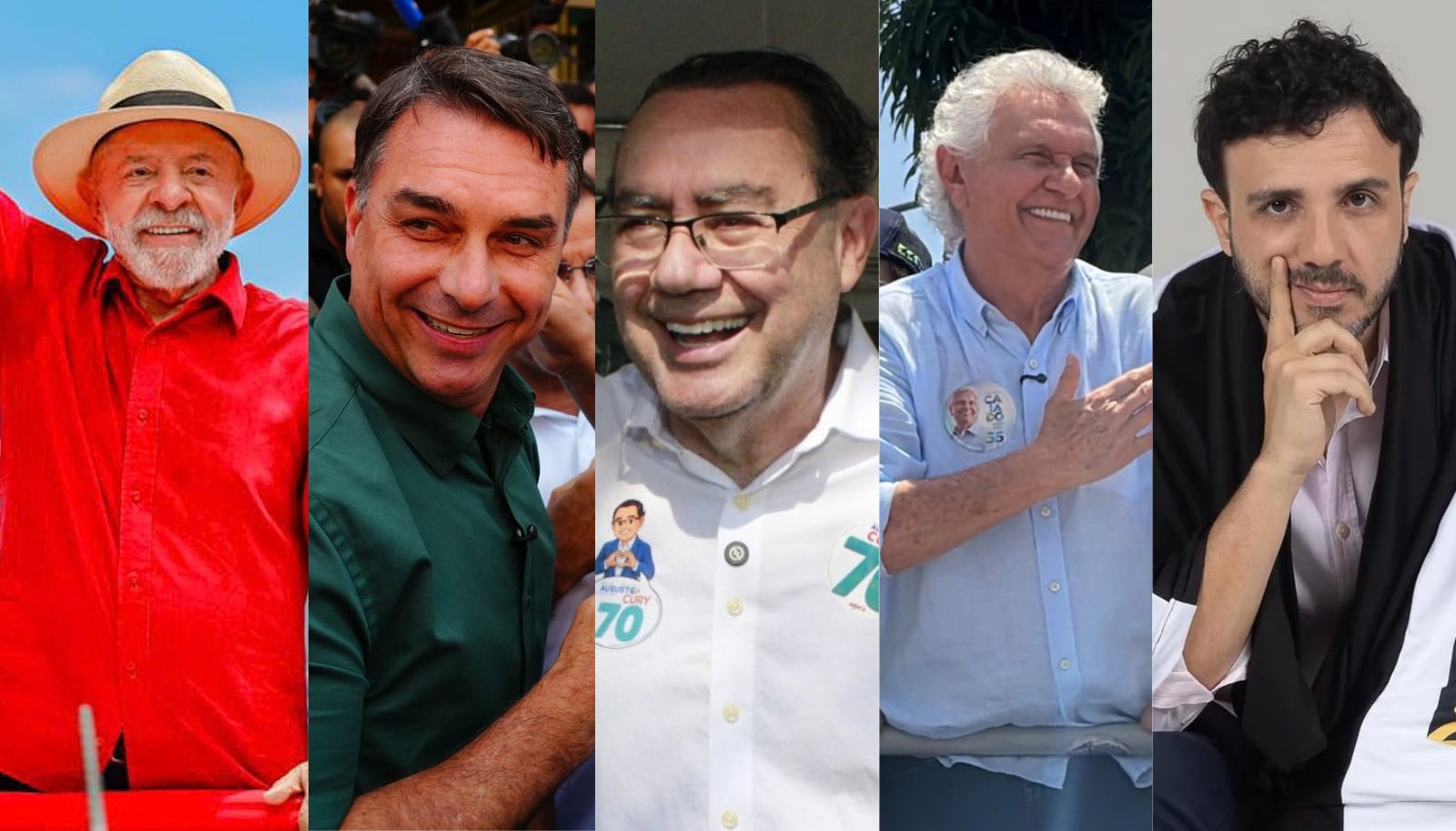 Descubra a agenda dos candidatos à presidência e os últimos preparativos antes do primeiro turno Montagem R7: Ricardo Stuckert/PR - 29.09.26; Vittor Salles - 28.09.2026; Equipe Campanha Augusto Cury;Eequipe Campanha Ronaldo Caiado; Reprodução/instagram/@renansantos
