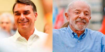 Fim da escala 6x1 no Senado hoje abre campanha de 2&ordm; turno entre Fl&aacute;vio Bolsonaro e Lula. Fotos: Vittor Sales/Divulga&ccedil;&atilde;o Campanha Fl&aacute;vio Bolsonaro e Ricardo Stuckert Foto: Vittor Sales/Divulga&ccedil;&atilde;o Campan / Estad&atilde;o
