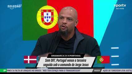 “Entre Jorge Jesus e Cristiano Ronaldo, estou muito com o Cristiano Ronaldo”, diz Felipe