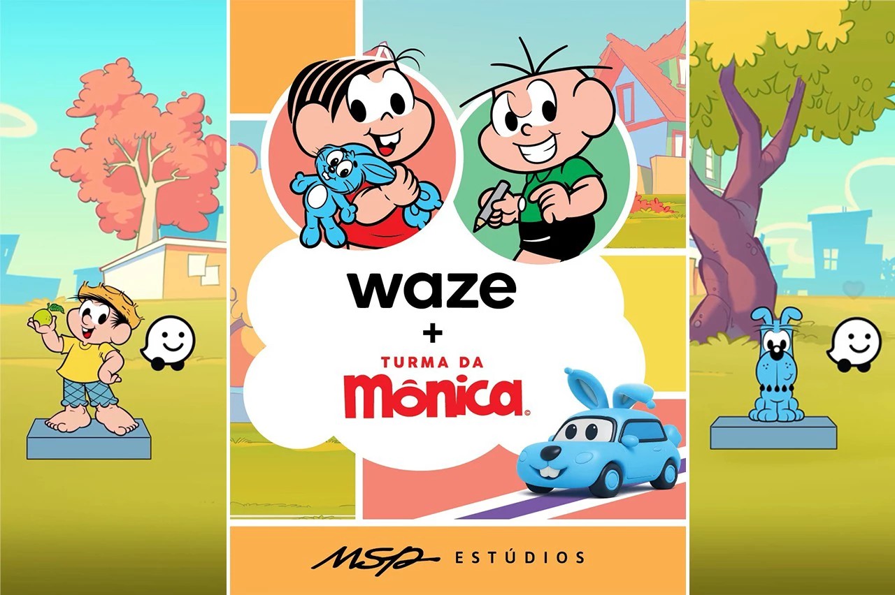 Turma da Mônica no Waze: veja como colocar as vozes dos personagens no app