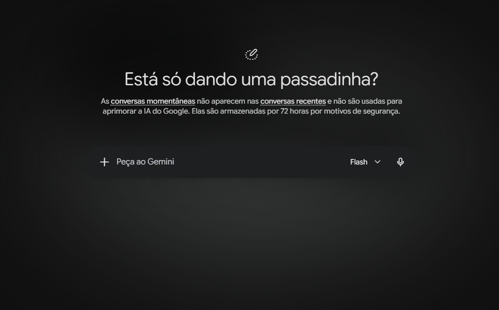 Ferramentas como o Claude possuem recursos para impedir que as informações enviadas pelo usuário sejam utilizadas futuramente — Foto: Reprodução/Gabriel Pereira