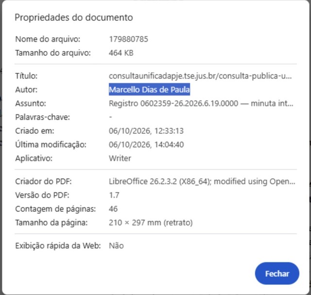 Advogado de Garotinho aparece em sistema do TSE como autor de parecer do MP Eleitoral que concorda com desistência de candidato