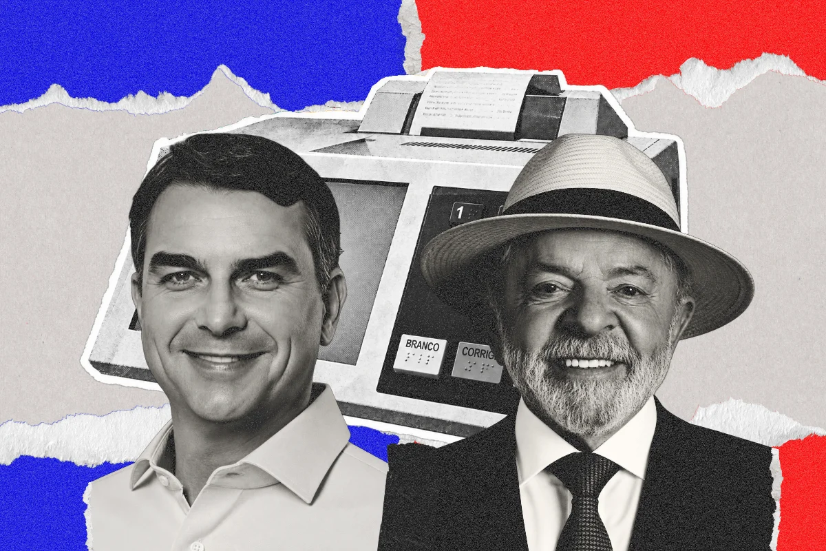 Flávio Bolsonaro e Lula
