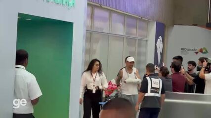 Arrascaeta chega ao Rio de Janeiro para passar por cirurgia após lesão no Uruguai