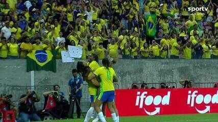 Brasil 2 X 2 Argentina | Melhores momentos | amistoso de futebol feminino