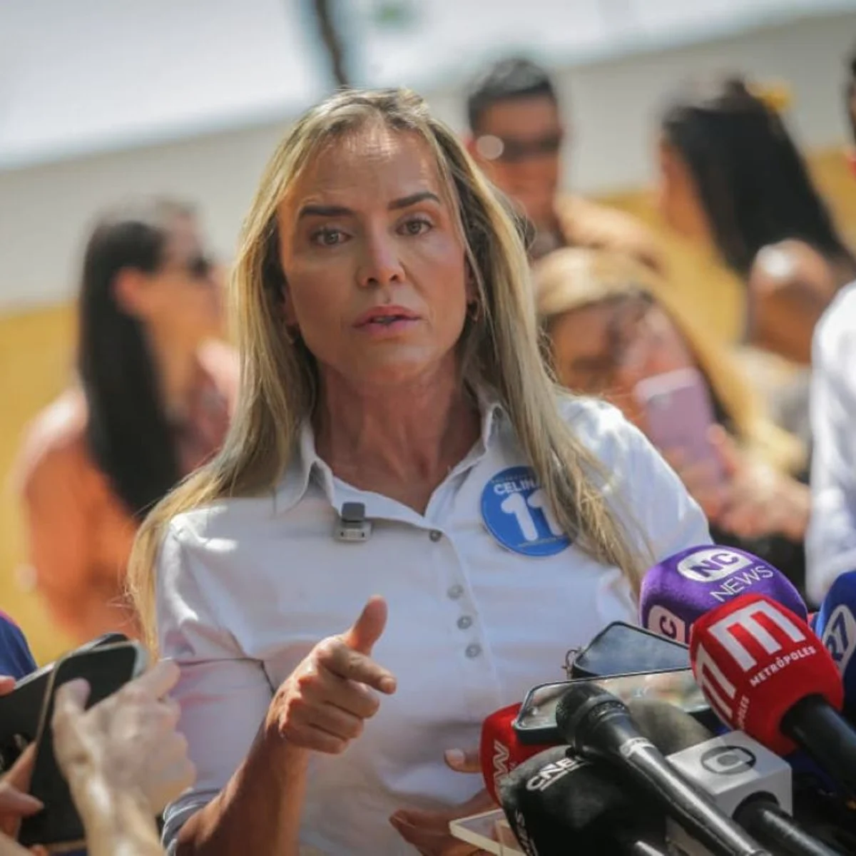Celina diz que não debaterá com Grass: “Ele não quer debater, quer gritar"