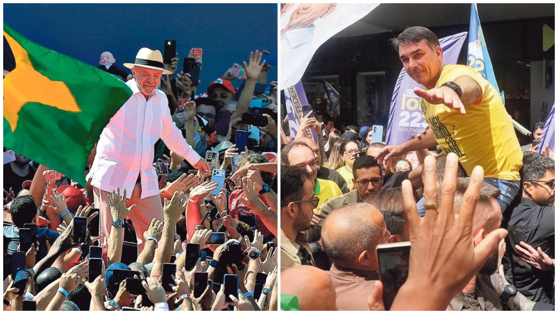 Empatados, Lula e Flávio apostam em atos no Sudeste, maior colégio eleitoral, nos últimos dias de campanha