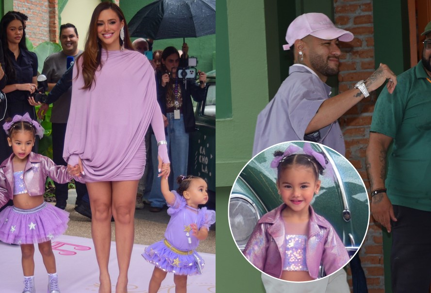 Filha de Neymar e Bruna Biancardi, Mavie completa 3 anos e ganha festão com tema 'Show de Talentos' em São Paulo