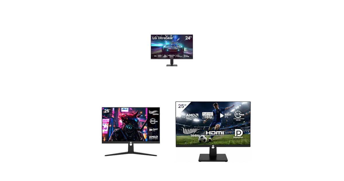 Upgrade na setup: monitores gamer com 144Hz e painel IPS em promoção na Amazon