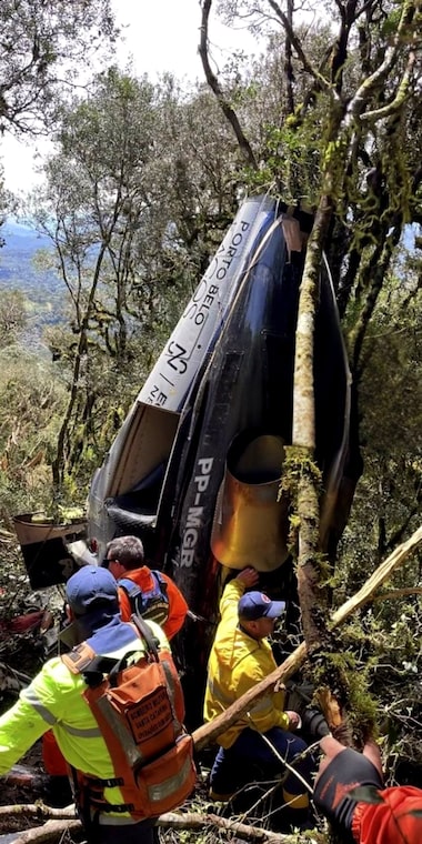 Morte de Rick: celular e câmera encontrados após queda de helicóptero serão analisados pela polícia