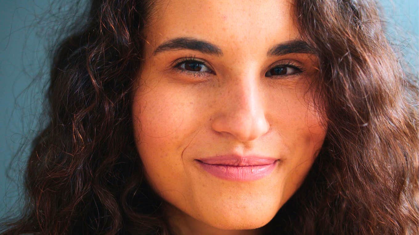friendly socially intelligent woman smiling