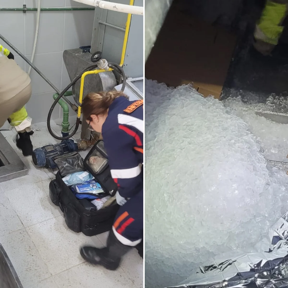 Trabalhador morre ao cair em máquina de triturar gelo em MG