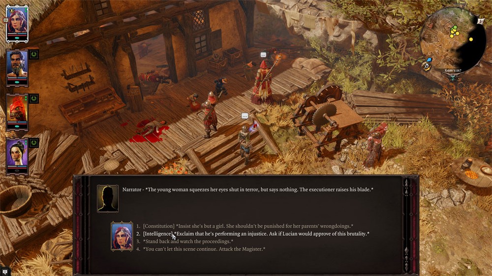 Divinity: Original Sin 2 - Definitive Edition investe na imersão por meio de narração por texto, até mesmo em cenas picantes — Foto: Reprodução/Steam