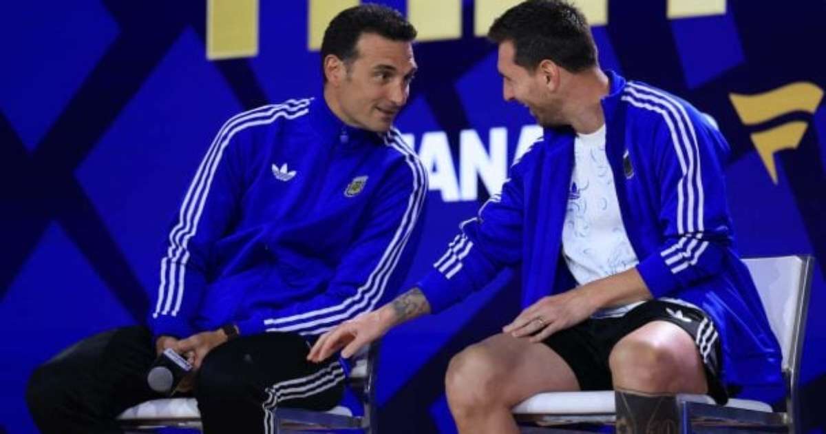 "Foi um sonho ser técnico dele", diz Scaloni sobre despedida de Messi