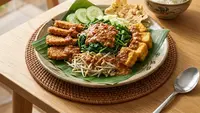 Resep Pecel Tempe Tahu Pedas yang Gurih dan Nagih