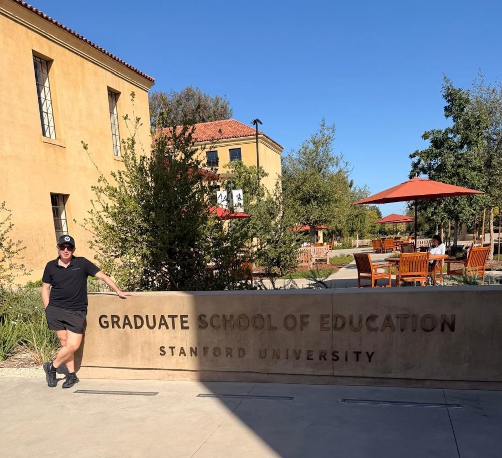 Gilson Schilis em visita à Stanford University Arquivo pessoal