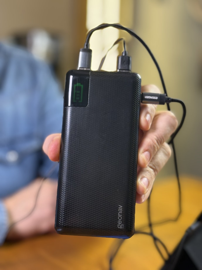 GEONAV Carregador Portátil Preto – 20000 mAh, PB20KBK